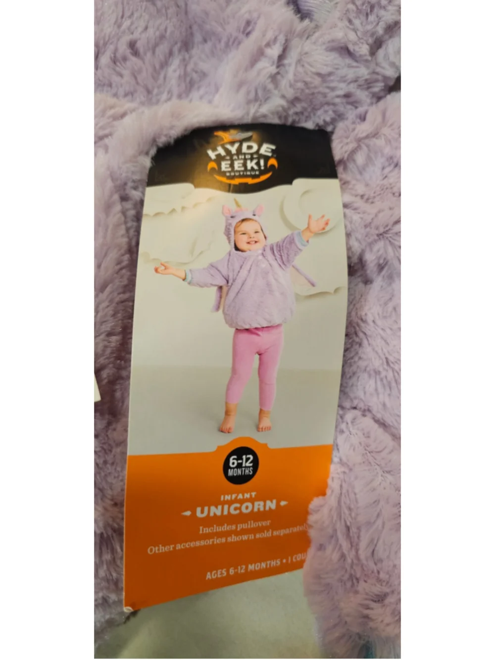 Baby Hyde and Eek! Boutique Unicorn Costume One Size Purple Pink